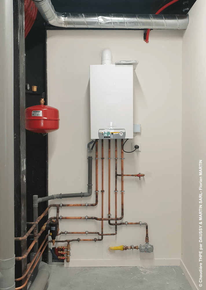 Installation chaudière gaz à condensation